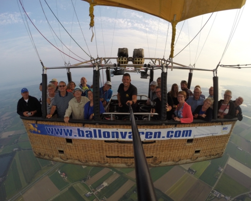 Ballonvaren in Middelburg naar Ovezande